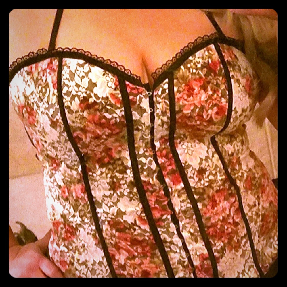 Floral Lace Corset
